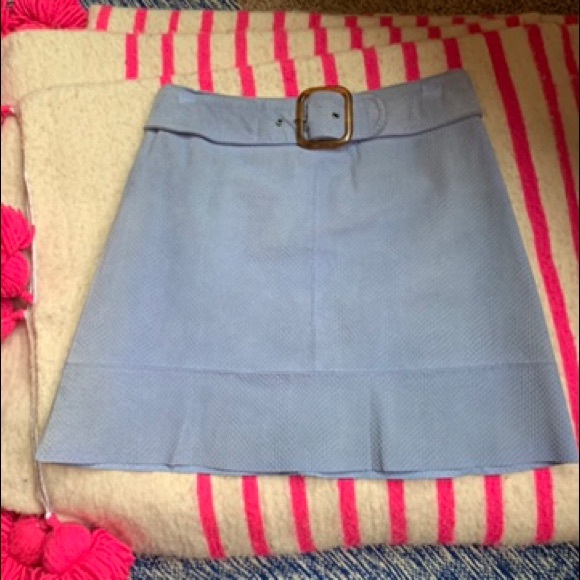 SUEDE ANTHROPOLOGIE 60’s MINI SKIRT - Picture 2 of 6